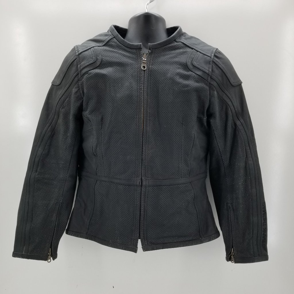 Frank Thomas Lady Rider Motorcycle Womans Jacket Size Us 10 Uk14 Eur 40